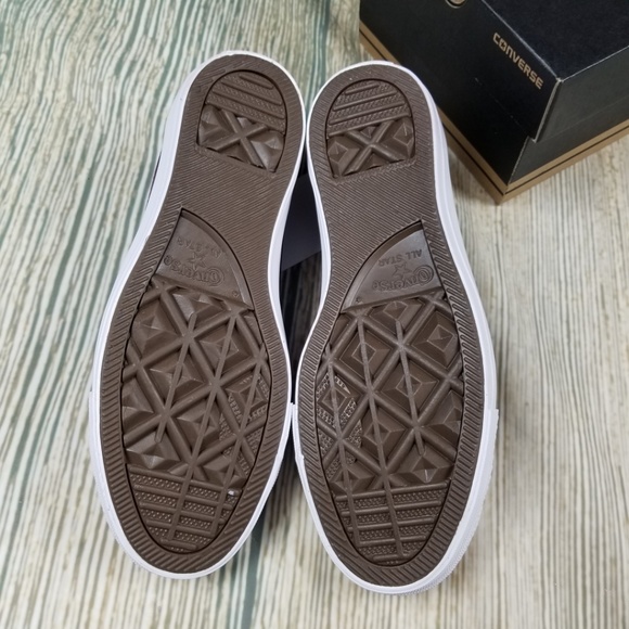 New CONVERSE red plush suede OX lace up sneakers - Picture 6 of 8